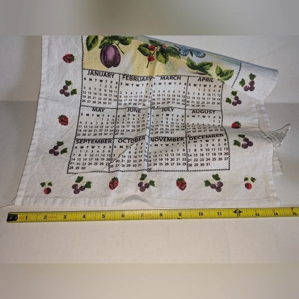 2014 calendar towel